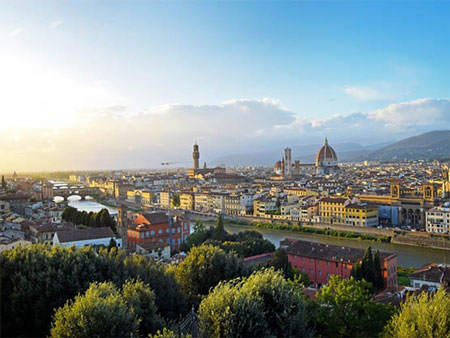 Panoramic View of Florence, Italy