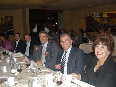 Supervisor Ken Yeager and Delegates Barillari and Costi at Paolo's